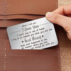 Пустые термотрансферные карты и бумажные конверты из нержавеющей стали&nbsp;DIY-FG0001-74A