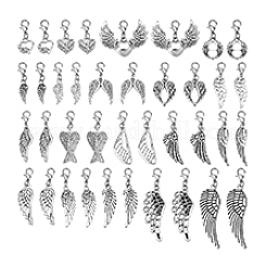 38 шт. 19 стильных подвесных украшений в виде крыльев из сплава&nbsp;PALLOY-PH01908