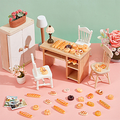 100 шт. 2 стиля миниатюр из смолы для еды&nbsp;AJEW-NB0008-55