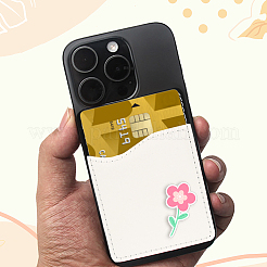 10 шт. держатель для карт из искусственной кожи на заднюю панель телефона&nbsp;AJEW-SP0002-95C