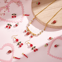 50шт 5 стиля сплава эмалевые подвески&nbsp;ENAM-PH0002-66