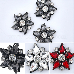 9 шт. аппликации в виде звезд 3 цветов&nbsp;PATC-GF0001-40