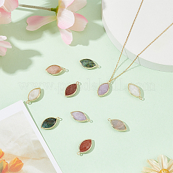 10 шт. 5 стиля подвески в виде ограненного конского глаза из драгоценных камней&nbsp;G-HY0001-82