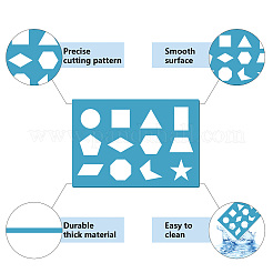 Акриловая серьга ручной работы шаблон&nbsp;DIY-WH0359-024