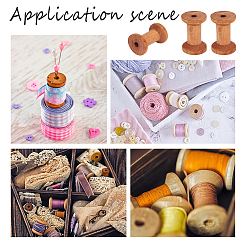 Деревянные пустые катушки для проволоки&nbsp;TOOL-WH0125-86