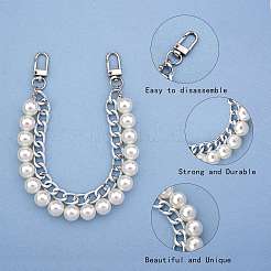 Наборы для изготовления ремней для сумок с имитацией жемчуга своими руками&nbsp;DIY-SZ0008-93