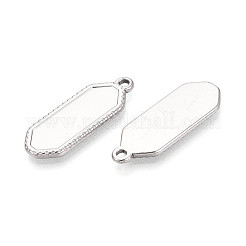 Оправы для подвесок из нержавеющей стали 304 в виде кабошонов&nbsp;STAS-N108-66P