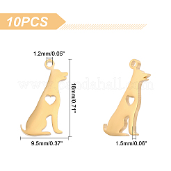10 шт. подвески из нержавеющей стали 201&nbsp;STAS-UN0030-51
