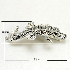 Соединители звеньев сплава горный хрусталь ALRI-H316-M