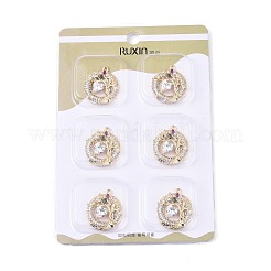 Латунные микро проложить кубического циркония подвески&nbsp;KK-T073-39G