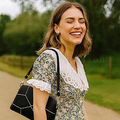 1 шт. ручки для сумки из коровьей кожи с застежками из сплава&nbsp;FIND-PH0028-16B