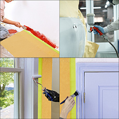 2 рулон 2 видов маскировочной бумаги&nbsp;AJEW-CP0006-22