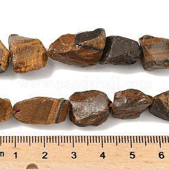 Сырой грубый натуральный тигр глаз бисер прядь&nbsp;LS-G-M453-D10