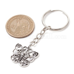 Брелки с подвесками из сплава в тибетском стиле&nbsp;KEYC-JKC00704
