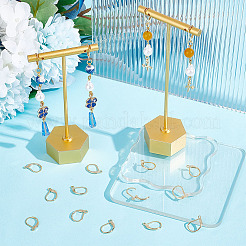 30 шт. латунные серьги с защелкой&nbsp;KK-AR0002-80