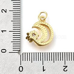 Латуни стразами подвески&nbsp;KK-D362-01G