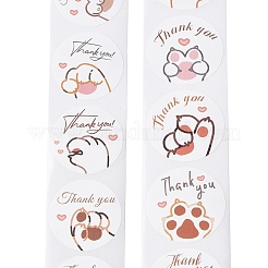 500 шт. рулон наклеек с кошачьей тематикой&nbsp;X-DIY-S049-01C