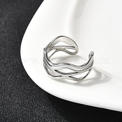 Кольца-манжеты из нержавеющей стали 304 для женщин&nbsp;RJEW-H261-06P