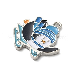 Подвески из сплава с эмалью на зимнюю тематику&nbsp;ENAM-M002-04C-P
