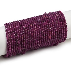 Натуральные рубиновые бисерные пряди G-L597-B01-01