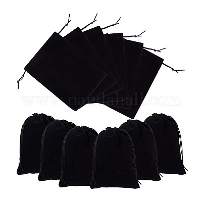 Мешочки из бархата&nbsp;ABAG-WH0046-30A-1