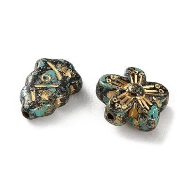 Непрозрачные акриловые бусины OACR-M015-15H-1