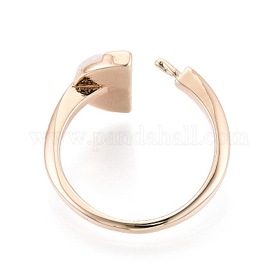 Полукруглая форма латунная оболочка манжета кольца настройки&nbsp;LS-KK-T076-64G-1