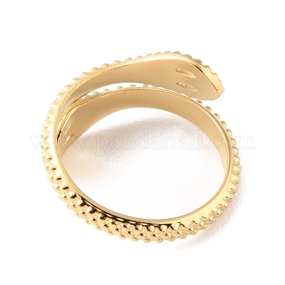 Кольца-манжеты из нержавеющей стали 304 в форме змеи RJEW-D002-40G-1