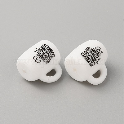 Чашка с силиконовыми бусинами SIL-WH0006-18L-1