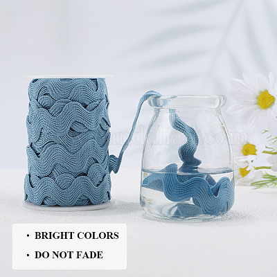 Лента из полиэстерового волнистого кружева&nbsp;OCOR-GF0004-36B-18-1