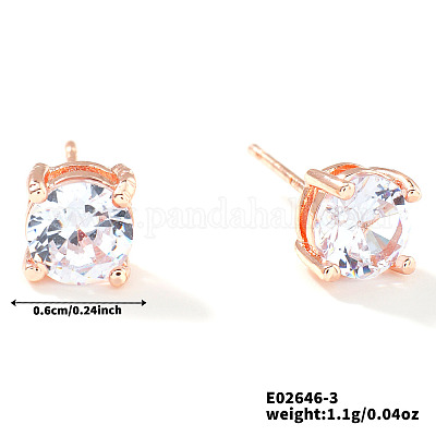 Латунь серьги&nbsp;UQ4898-3-1