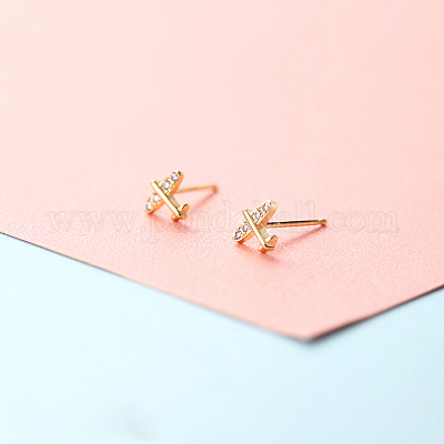 Серьги-гвоздики из циркония&nbsp;FS-WGE47D1-15-1