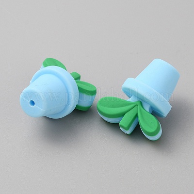 Горшок для листьев пищевой экологически чистый силиконовый шарик SIL-WH0014-18C-1