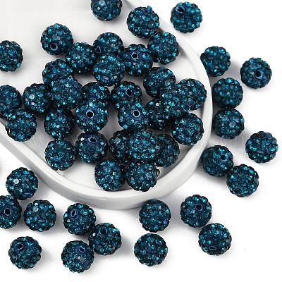 Бусины со стразами&nbsp;RB-H284-6MM-Half-229-1