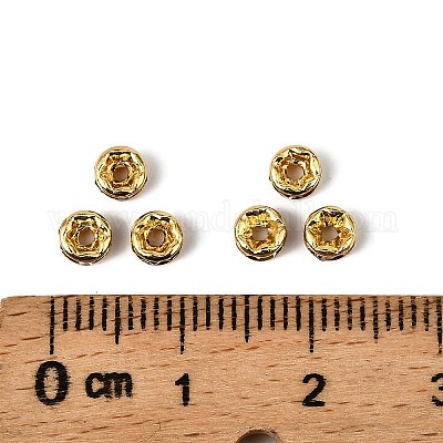 Латунь марки А горный хрусталь Spacer бисер&nbsp;RSB034NF-05G-1