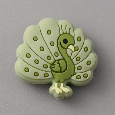 Пищевые экологически чистые силиконовые бусины&nbsp;SIL-WH0002-58C-1