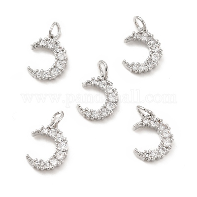 Латунные микро проложить кубического циркония подвески KK-E068-VB412-1