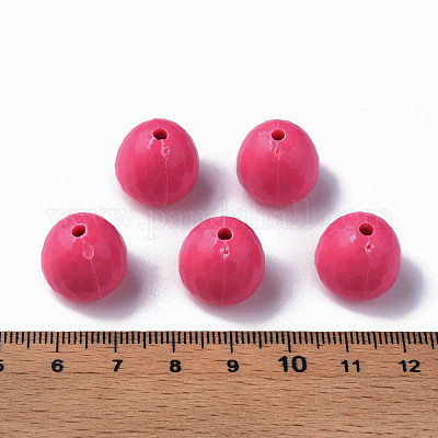 Непрозрачные акриловые бусины&nbsp;MACR-S373-10A-A10-1