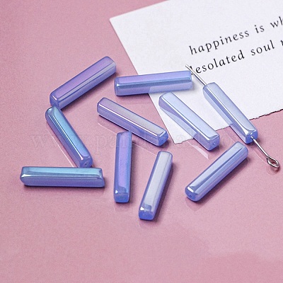 Гальванические стеклянные бусины&nbsp;GLAA-D024-01C-1