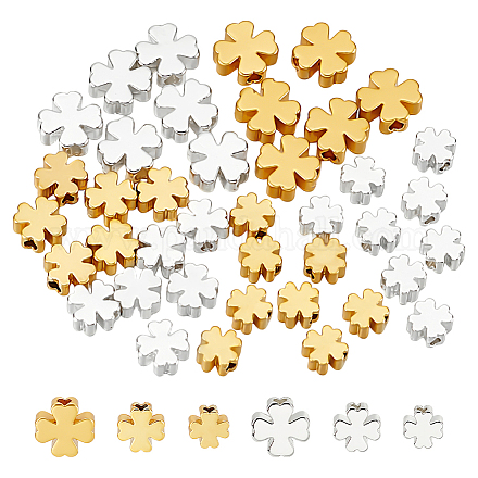 60шт 6 стиля латунные бусины KK-PH0010-98-1