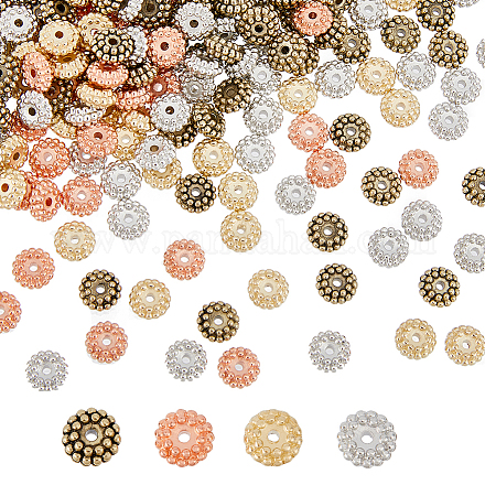 1000 шт. 4-цветные гальванизированные пластиковые бусины-разделители CCB&nbsp;FIND-HY0001-93-1