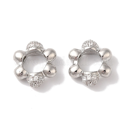 Подвески из латуни и кубического циркония KK-L216-061P-1