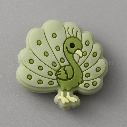 Пищевые экологически чистые силиконовые бусины&nbsp;SIL-WH0002-58C-1