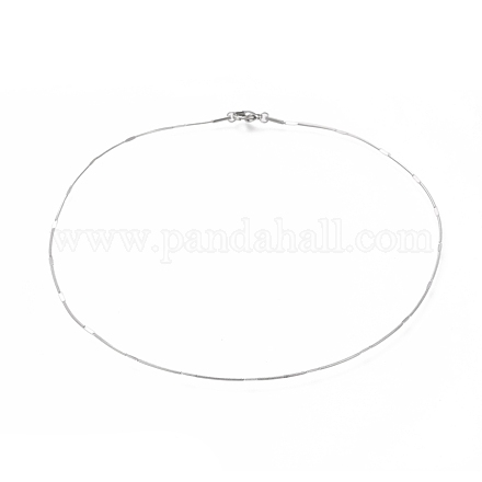 Не тускнеющие ожерелья из нержавеющей стали 304 в виде змеи NJEW-I238-09P-1