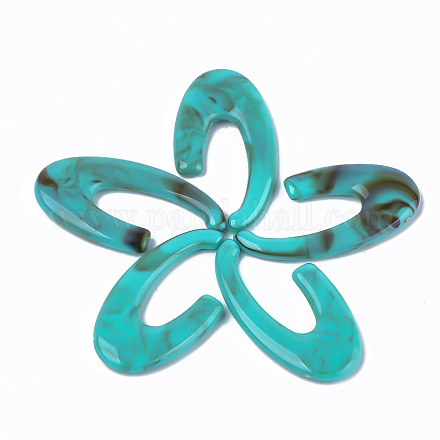 Акриловые бусины OACR-T008-04E-1