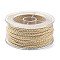 20M Nylon Twisted Round Cord, for Bag Strap Making, PapayaWhip, 2mm, about 21.87 Yards(20m)/Roll