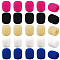 30Pcs 5 Colors Sponge Microphone Cover, Oval, Mixed Color, 29x22.5mm, Hole: 7mm, 6pcs/color