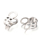 Tarnish Resistant 304 Stainless Steel Ball Chain Connectors, Stainless Steel Color, 7x4mm, Hole: 2mm, Fit for 2.4mm ball chain
