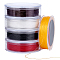 5 Rolls 5 Colors TPU Crystal Thread, for DIY Jewelry Making, Round, Mixed Color, 0.6mm, about 98.43 Yards(90m)/roll, 1 roll/color