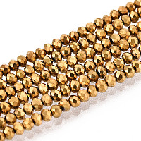 Стеклянные бусины с гальваническим покрытием &nbsp;EGLA-F149-FP-01